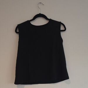 Elegant Black Sleeveless Tank Top